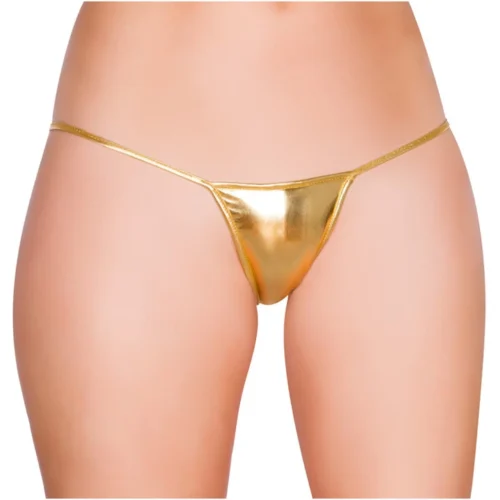 Roma Costume Metallic Low Rise G-String Panties 39 Roma Costume Metallic Low Rise G-String Panties