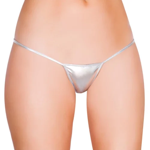 Roma Costume Metallic Low Rise G-String Panties 36 Roma Costume Metallic Low Rise G-String Panties