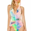 Roma Costume Hooded Tie Dye Romper Music Festival Wear