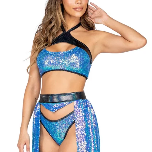 Roma Costume Clothing Sequin Bikini Bottoms