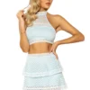 Roma Costume High Waisted Tiered Skirt And Top Clothing