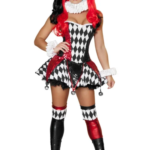 Roma Costume Court Jester Cutie Costume Sexy Halloween Costumes