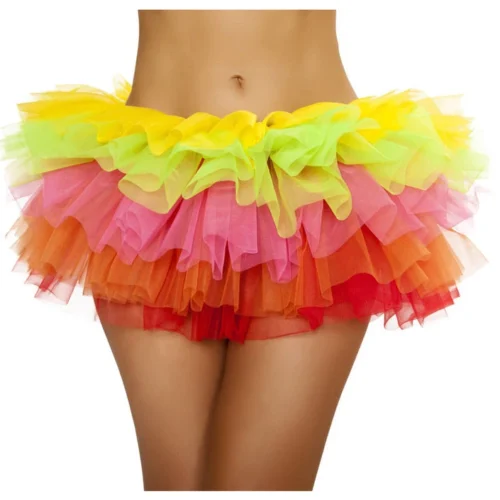 Roma Costume Ruffled Mini Petticoat