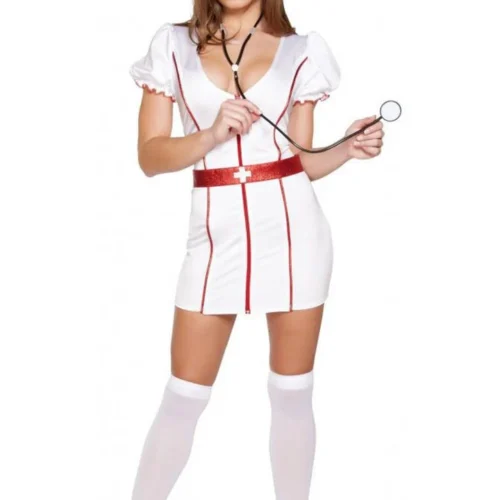 Roma Costume Caretaker Cutie Nurse Costume Sexy Halloween Costumes