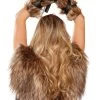 Roma Costume Accessories Faux Fur Viking Gloves