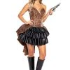 Roma Costume Sexy Four Piece Steampunk Costume Sexy Halloween Costumes