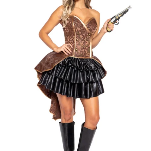 Roma Costume Sexy Four Piece Steampunk Costume Sexy Halloween Costumes