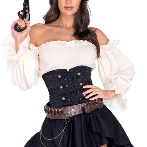 Roma Costume Steampunk Seductress Costume Sexy Halloween Costumes