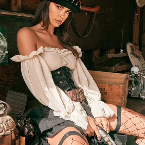 Roma Costume Steampunk Seductress Costume Sexy Halloween Costumes