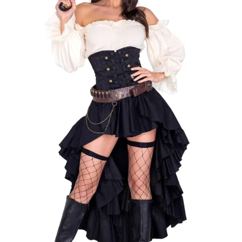Roma Costume Steampunk Seductress Costume Sexy Halloween Costumes