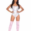 Roma Costume Holographic Bunny Costume