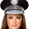 Roma Costume Studded Police Officer Hat Accessories