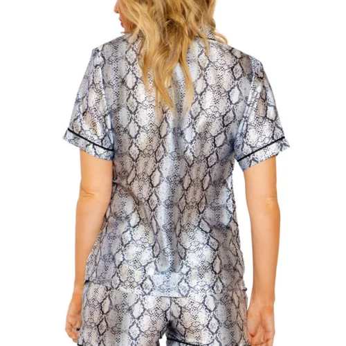 Roma Costume Satin Snakeskin Pajamas