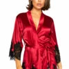 Roma Costume Lingerie Elegant Cut Out Eyelash Lace Robe