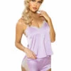 Roma Costume Lingerie Satin Lounge Set