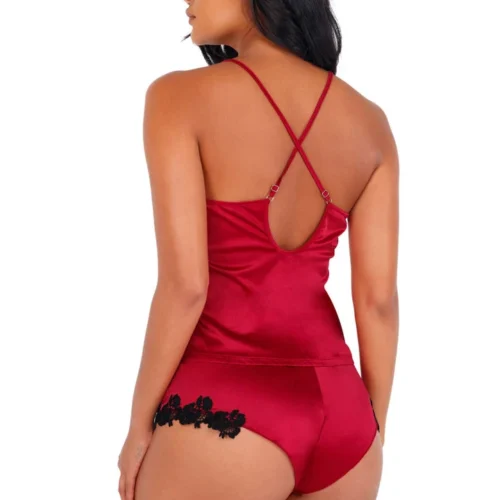Roma Costume Lingerie Soft Satin Short Set