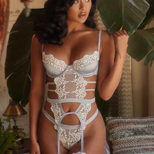 Roma Costume Lingerie Strappy Satin And Lace Bustier 15 Roma Costume Lingerie Strappy Satin And Lace Bustier