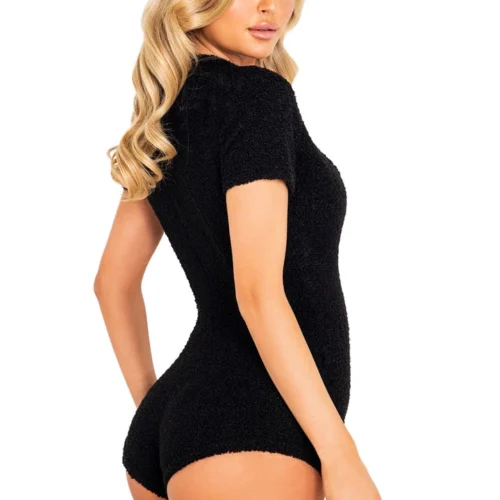 Roma Costume Lingerie Cozy Fuzzy Romper