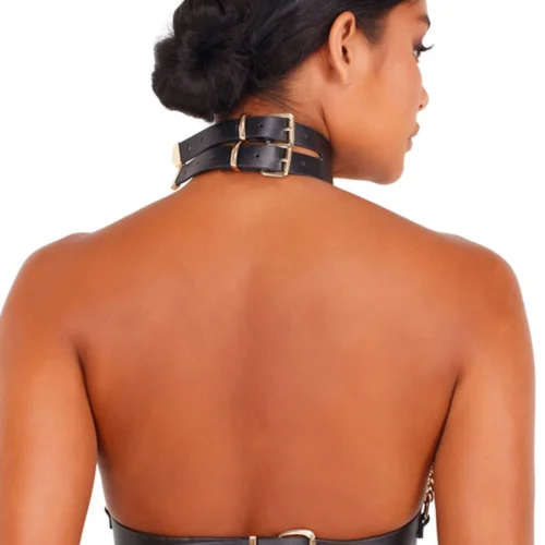 Roma Costume Leatherette And Chain Holster