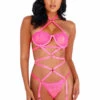 Roma Costume Lace Criss Cross Teddy Lingerie