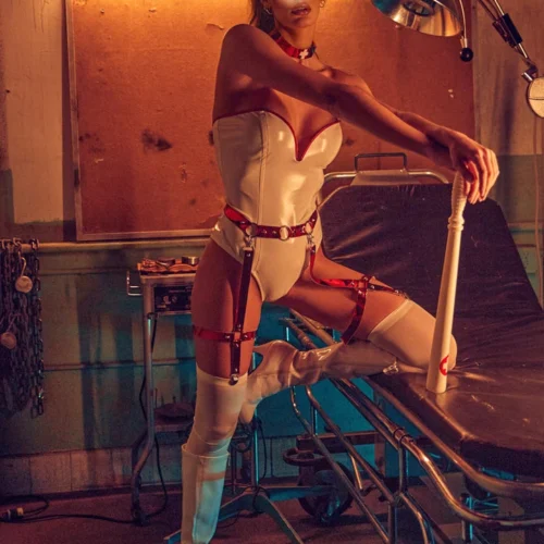 Roma Naughty Vinyl Nurse Costume Sexy Halloween Costumes 8 Roma Naughty Vinyl Nurse Costume Sexy Halloween Costumes