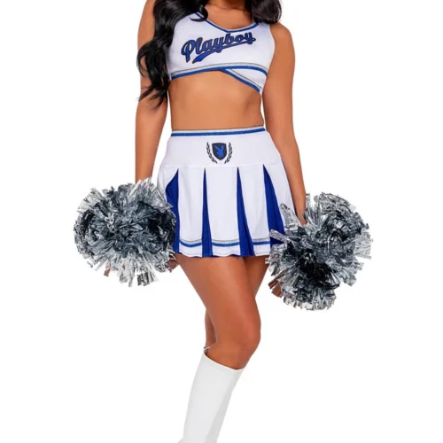 Roma Sexy Halloween Costumes Playboy Cheer Squad Costume
