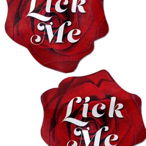 Pastease Blooming "Lick Me" Rose Nipple Pasties Lingerie