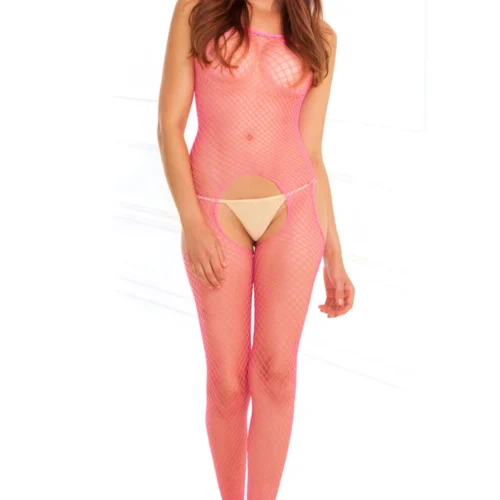 René Rofé Bodystockings Suspender Net Bodystocking