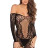 René Rofé Demure Long Sleeve Chemise Chemise Lingerie