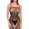 René Rofé Sparkle Crotchless Bodystocking