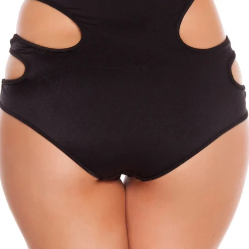 Roma Costume High-Waist Shorts With Cut Outs
