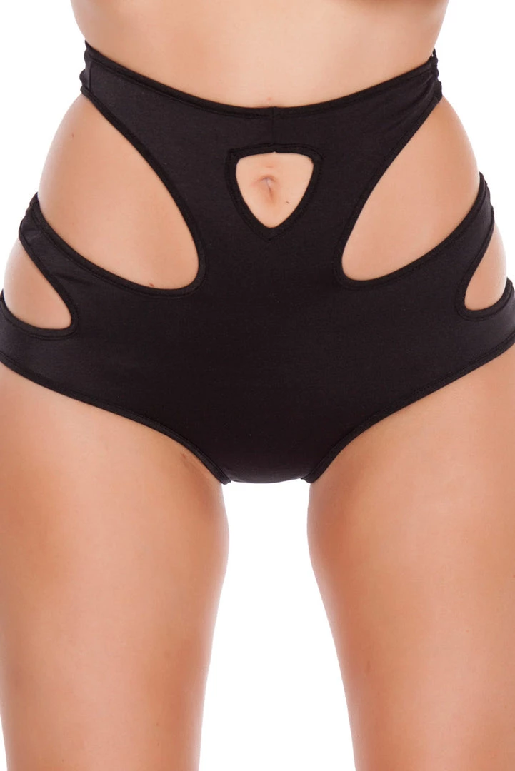 Roma Costume High-Waist Shorts With Cut Outs 1 Roma Costume High-Waist Shorts With Cut Outs
