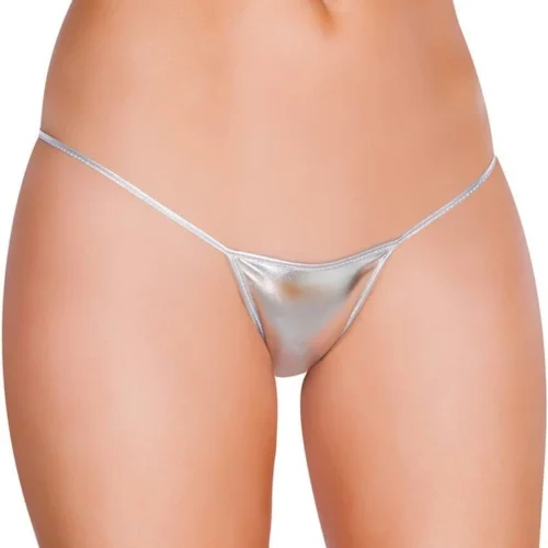 Roma Costume Playful Metallic Thong 30 Roma Costume Playful Metallic Thong