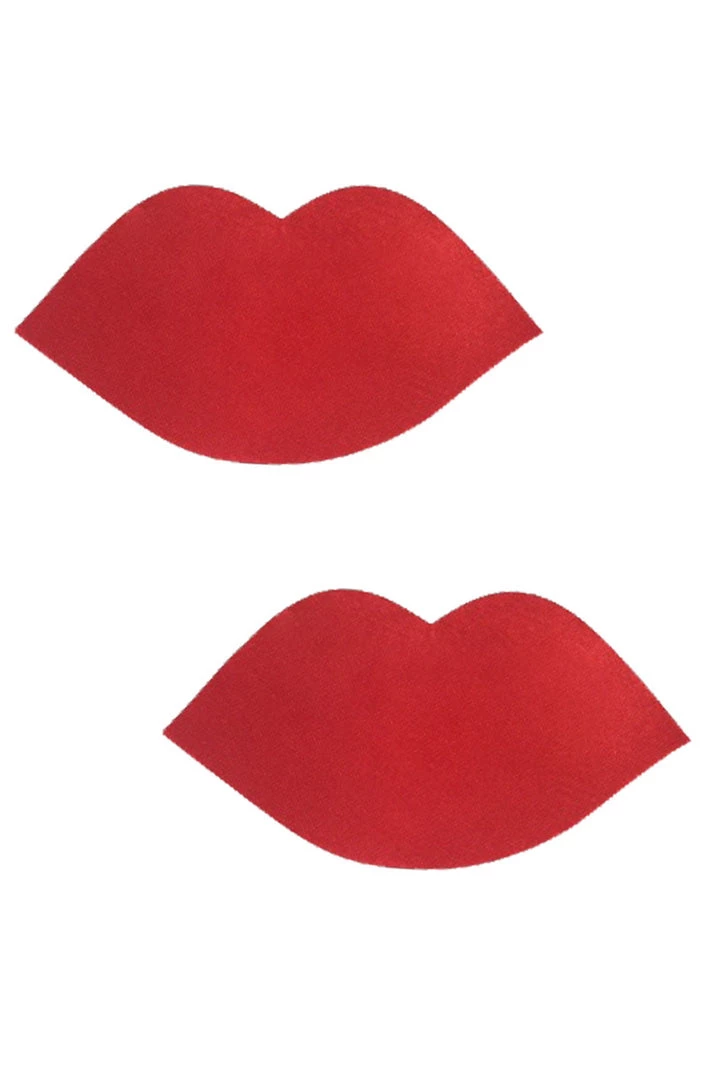 GE Apparel Red Lips Nipple Pasties 1 GE Apparel Red Lips Nipple Pasties