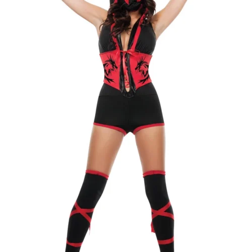 Starline Costume Red Dragon Hooded Ninja Costume Sexy Halloween Costumes 5 Starline Costume Red Dragon Hooded Ninja Costume Sexy Halloween Costumes
