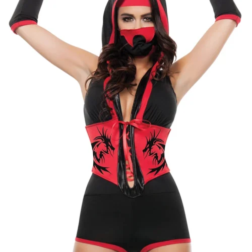 Starline Red Dragon Ninja Costume Sexy Halloween Costumes
