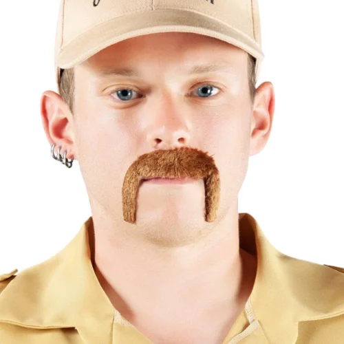 Starline Costume Joe Exotic Handlebar Mustache 5 Starline Costume Joe Exotic Handlebar Mustache