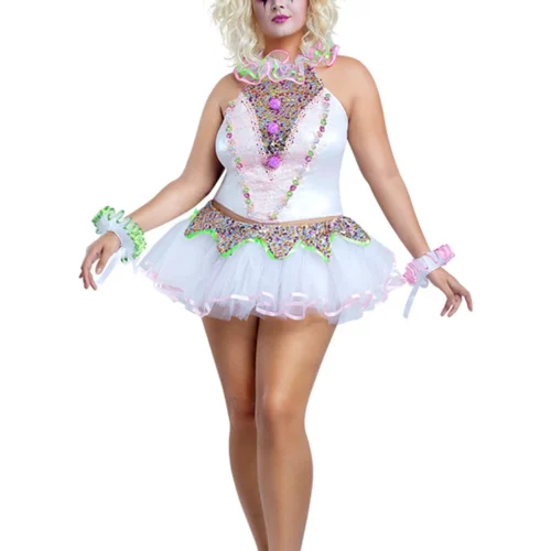 Starline Plus Size Vintage Clown Costume