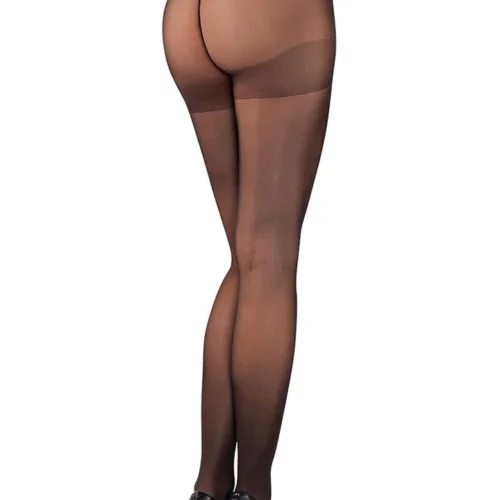 Starline Black Sheer Nylon Spandex Tights Hosiery