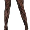 Starline Hosiery Vinyl Top Lace Thigh Highs