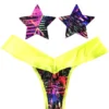 NevaNude Sporty California Love Nipple Pasties And Thong Panty Lingerie