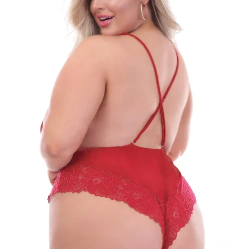 Seven Till Midnight Plus Size Delicate Play Romper 8 Seven Till Midnight Plus Size Delicate Play Romper