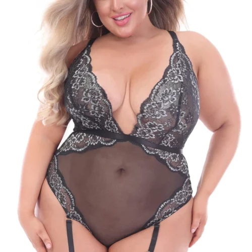 Seven Till Midnight Plus Size Passion Teddy