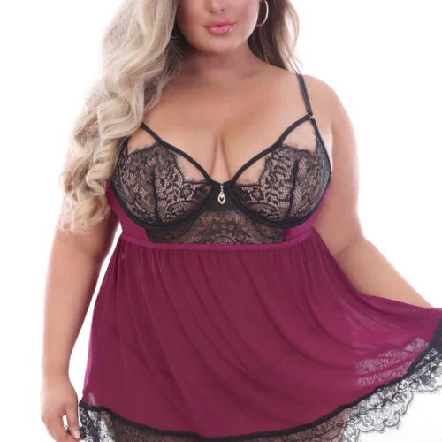 Seven Till Midnight Plus Size Forever Yours Babydoll