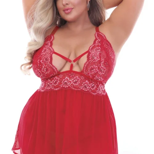 Seven Till Midnight Plus Size Passion Babydoll