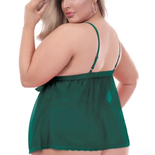 Seven Till Midnight Plus Size Sweet Temptation Babydoll Set