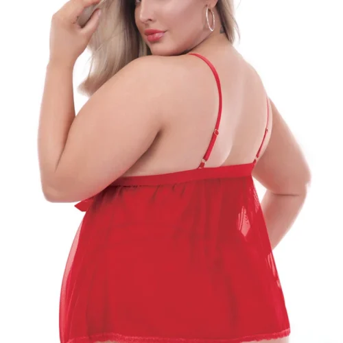 Seven Till Midnight Plus Size Sweet Temptation Babydoll Set
