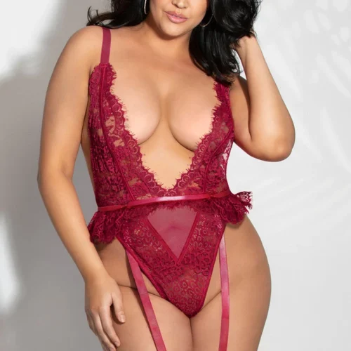 Seven Till Midnight Plus Size Camera Ready Teddy