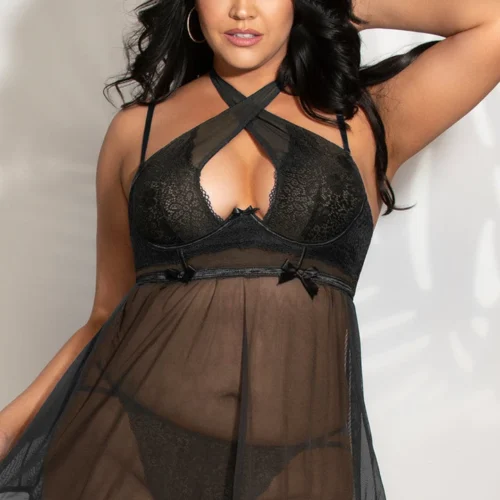 Seven Till Midnight Plus Size Drama Queen Babydoll