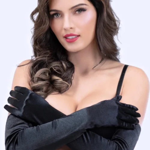 Seven Till Midnight Satin Opera Gloves Accessories 5 Seven Till Midnight Satin Opera Gloves Accessories